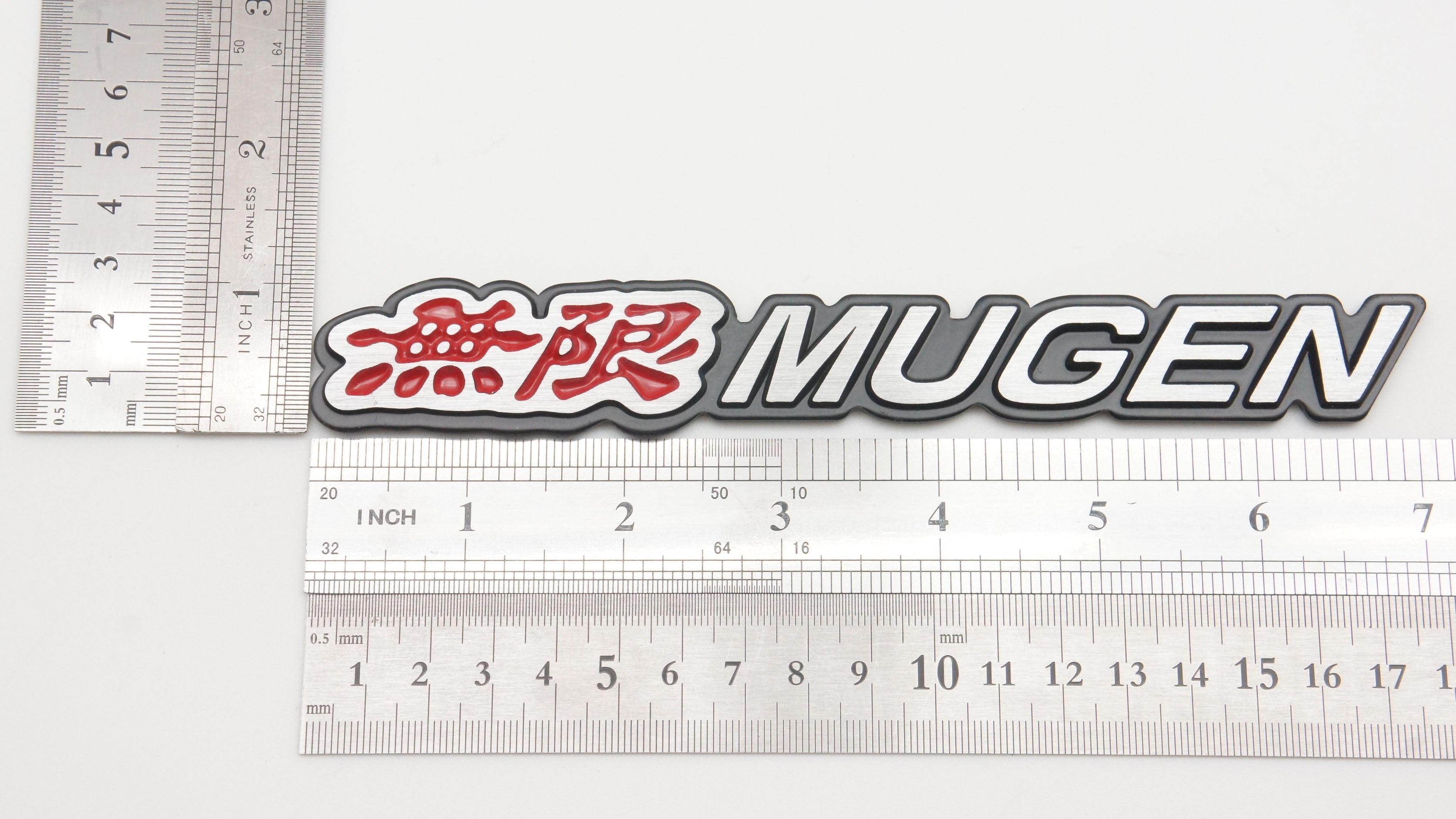 Fit Honda Civic Integra Type-R Logo Emblem Badge \ Large Metal MUGEN for Trunk