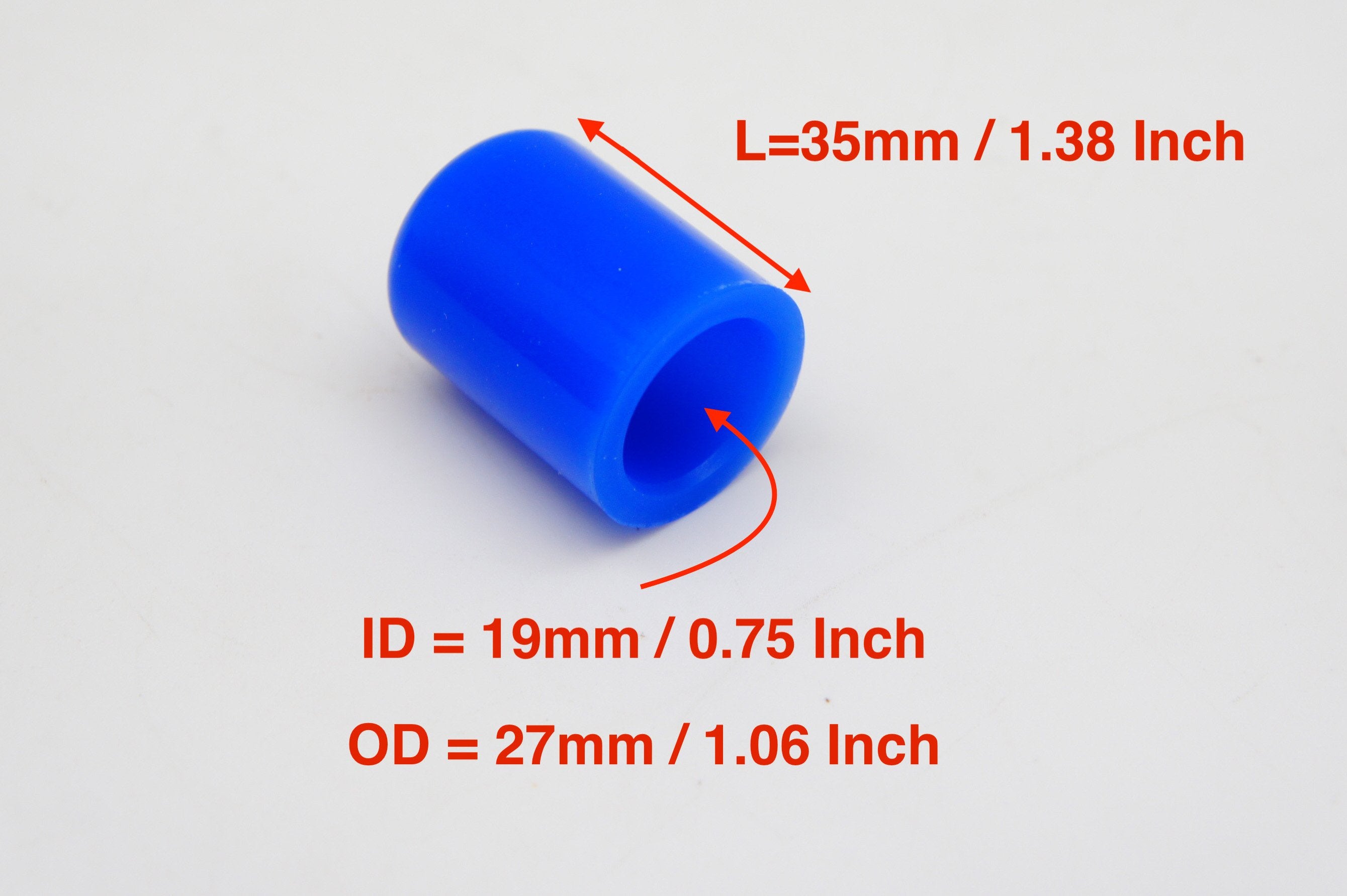 2pcs 19mm 3/4" Silicone Blanking Cap Intake Vacuum Hose End Bung Plug Silicone