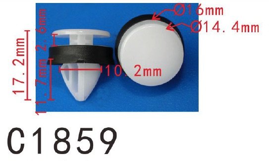 20pcs Fit Ford Wheel Opening moulding Clip Retainer W716507-S300 autobahn88