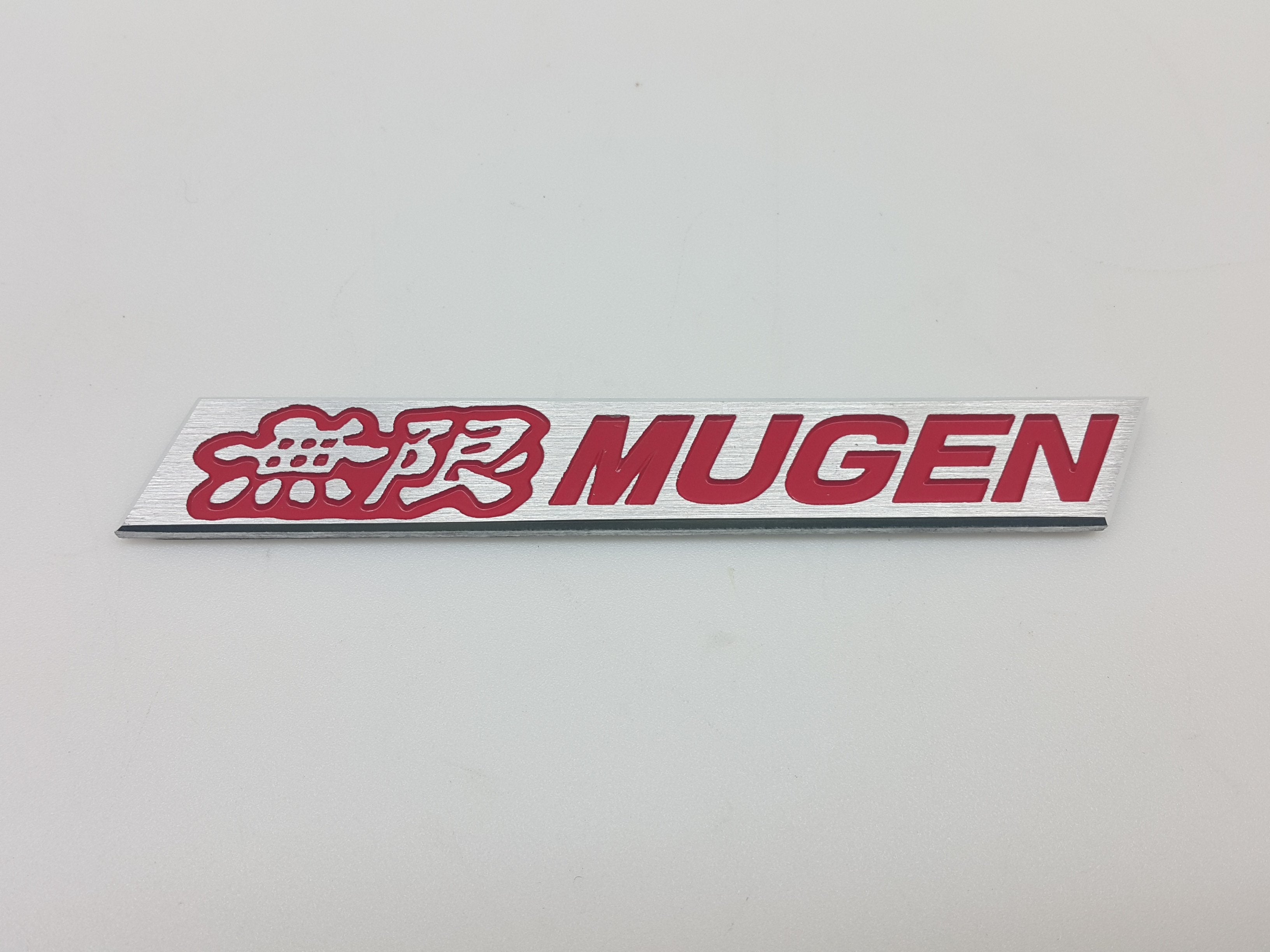 Mugen Badge Emblem Side Spoiler Fit For Honda GT Wing TypeR Civic Integra Red