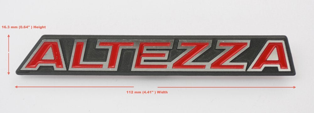 Emblem Badge fit for Toyota Leuxus Altezza RS200 / IS200 Front Grille Aluminum