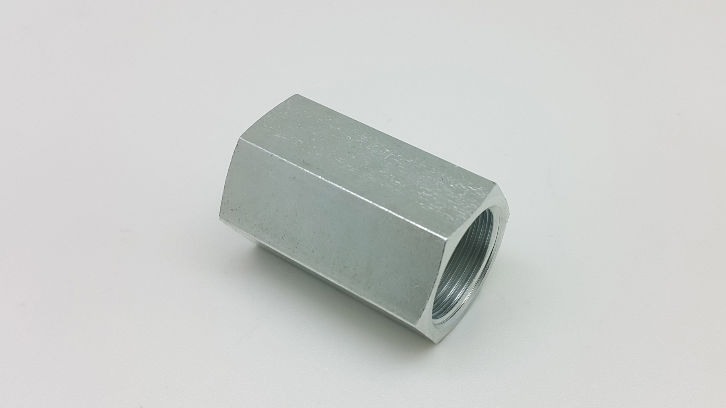 Steel Adaptor M14 x 1.5 Female to M14x1.5 Female Fittings HEX 22 L=43mm/1.7inch