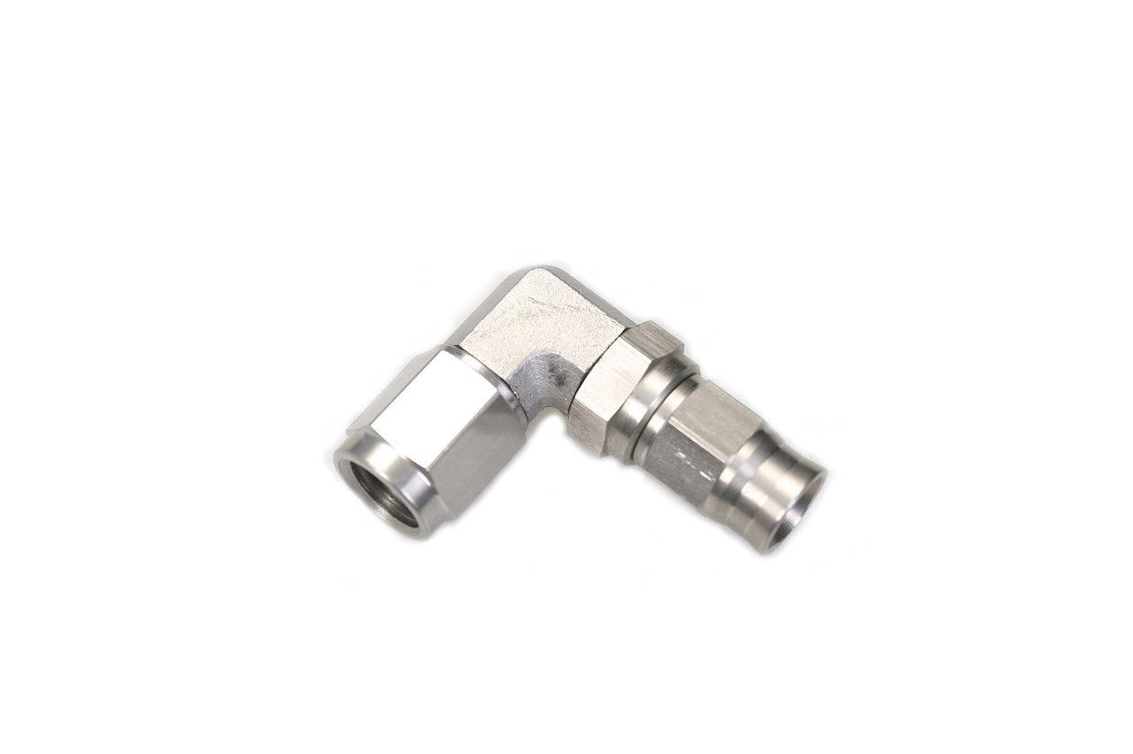 AN-3 3/8 x 24 UNF Stainless Steel 90 Degree Brake Swivel Hose Ends Fitting JIC 3