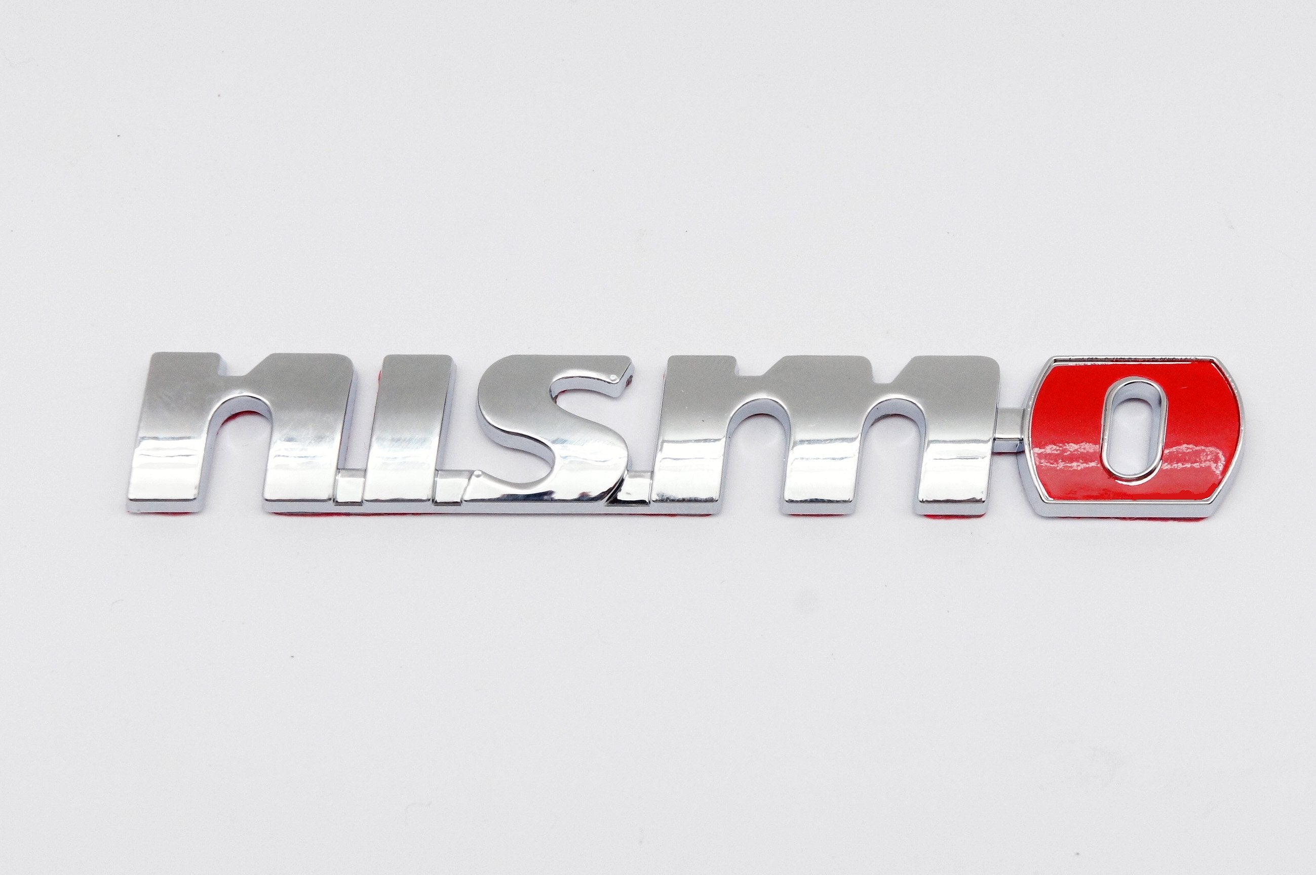 Fit Nissan NISMO Plastic Chrome Badge Emblem, For Skyline GTR Fairlady Z 370Z