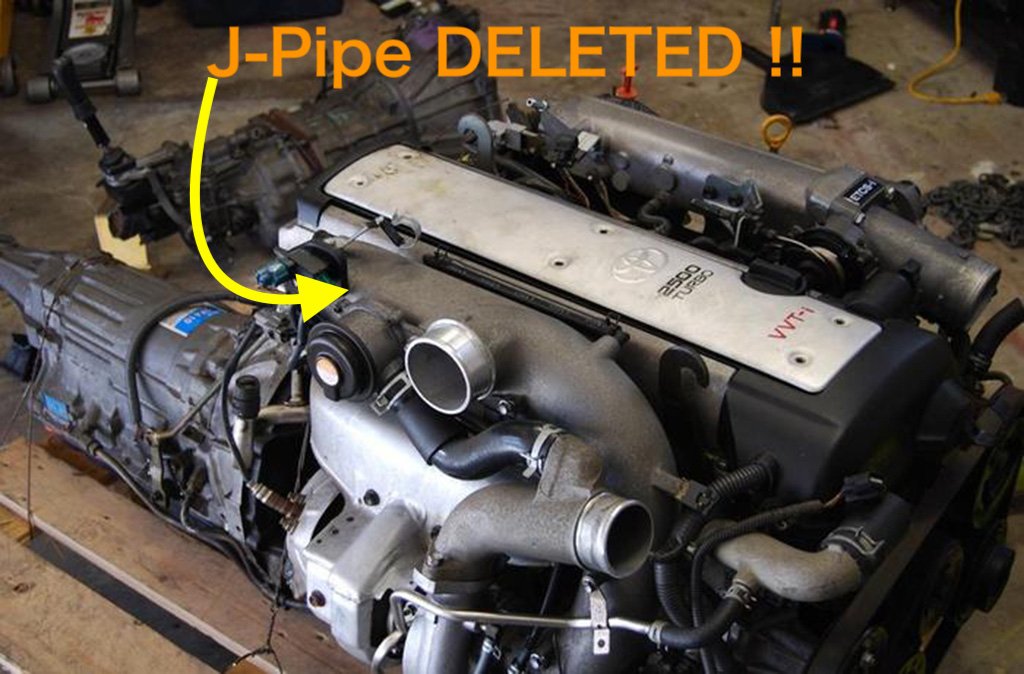 J-Pipe REMOVE Kit Autobahn88 Alloy Intake Pipe 80mm For Toyota Chaser 1JZ JZX100