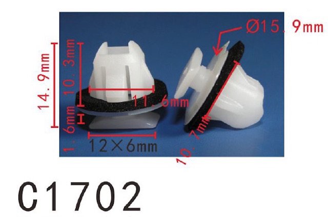 20pcs Fit Nissan 76882JG10A Exterior Wheel Fender Flare moulding Clip