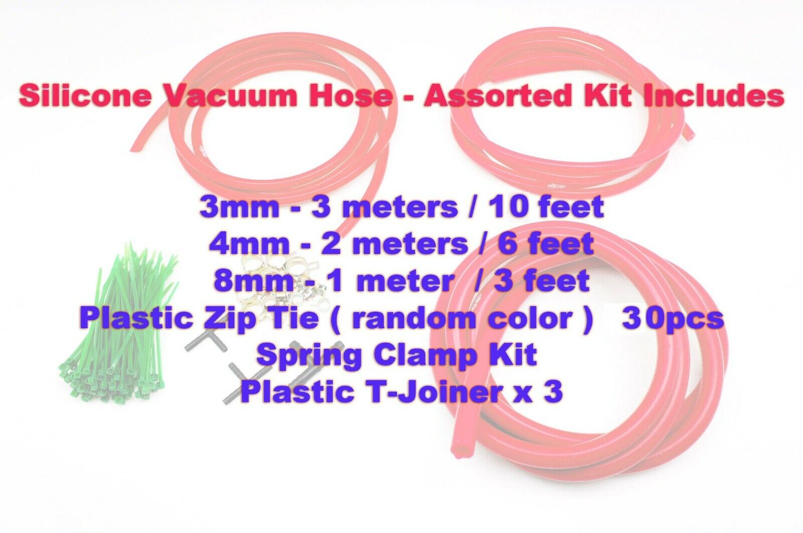 AUTOBAHN88 Engine Silicone Vacuum Hose Dress Up Kit BLUE Fit Honda CRV