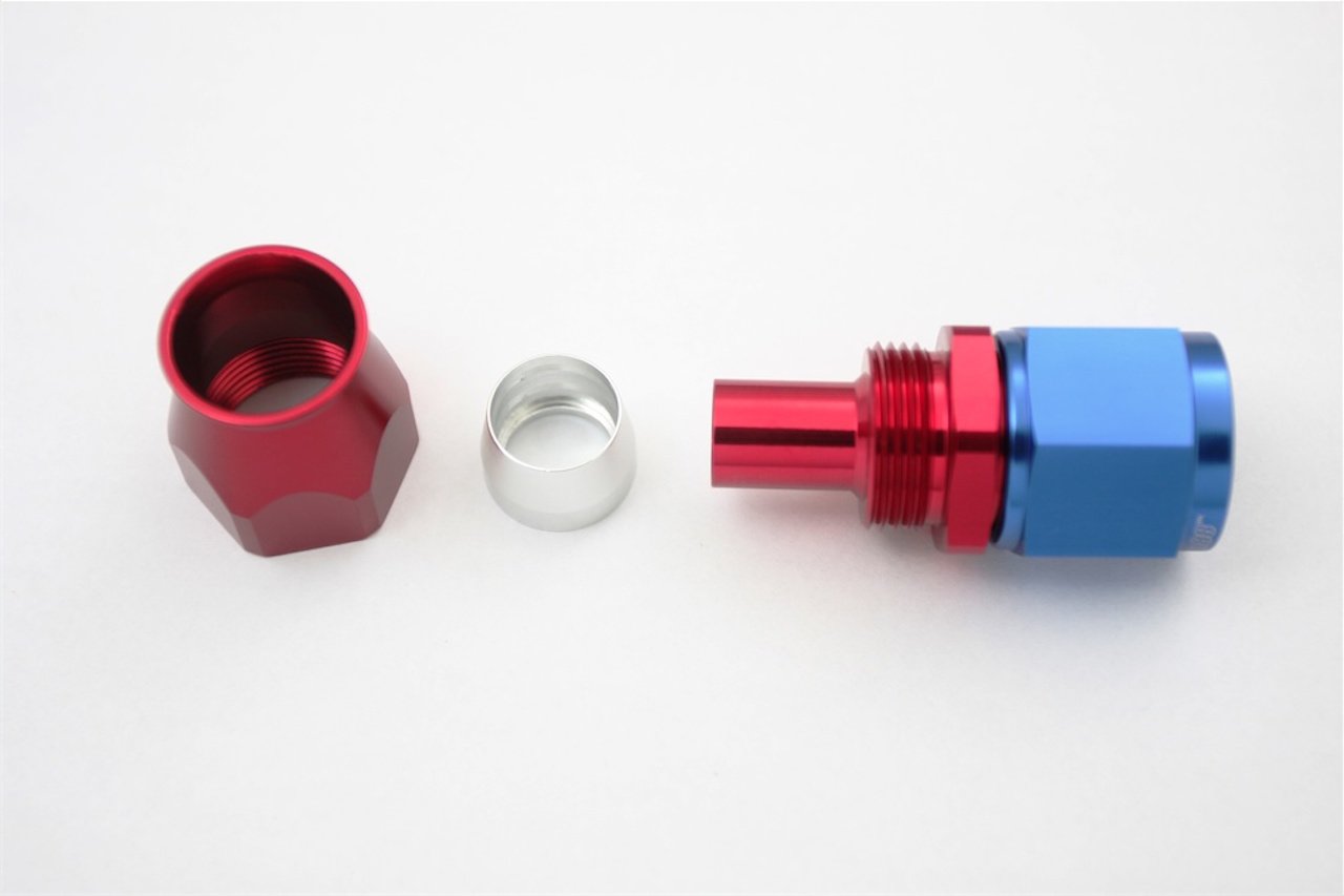 AN-3 AN3 Brake Fittings Adaptor PTFE Teflon Swivel Hose End Straight Adapter