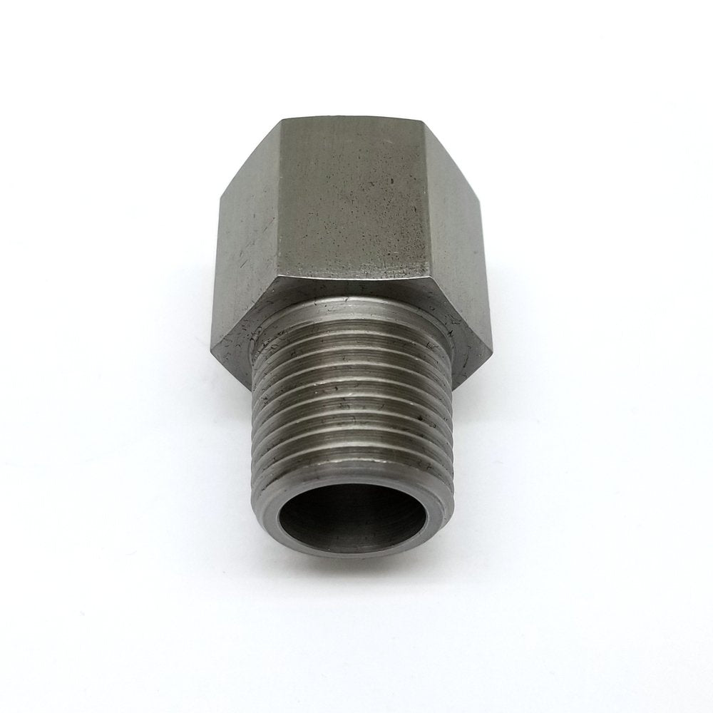 Steel Adaptor NPT 1/2" Male to M22x1.5 Female Fittings HEX 27 L=43mm/1.7inch