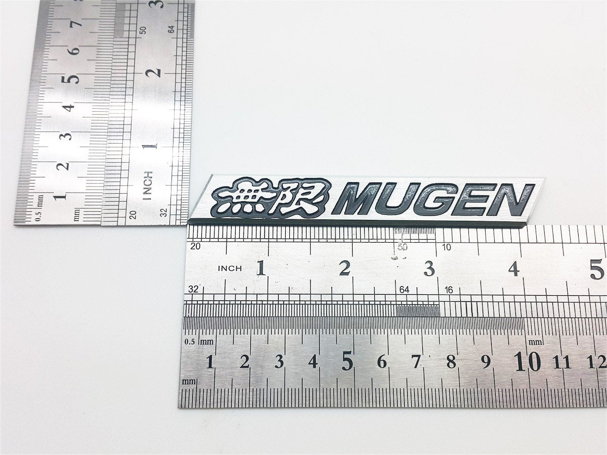 Mugen Emblem Left + Right Side Spoiler Fit Honda GT Wing TypeR Civic Integra BK