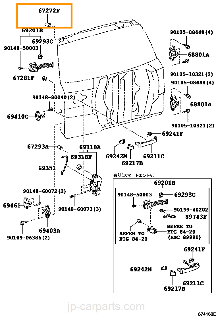 10pcs Fit TOYOTA RAV4 Rear Back Door Stop Rubber Grommet Cushion 9054109108