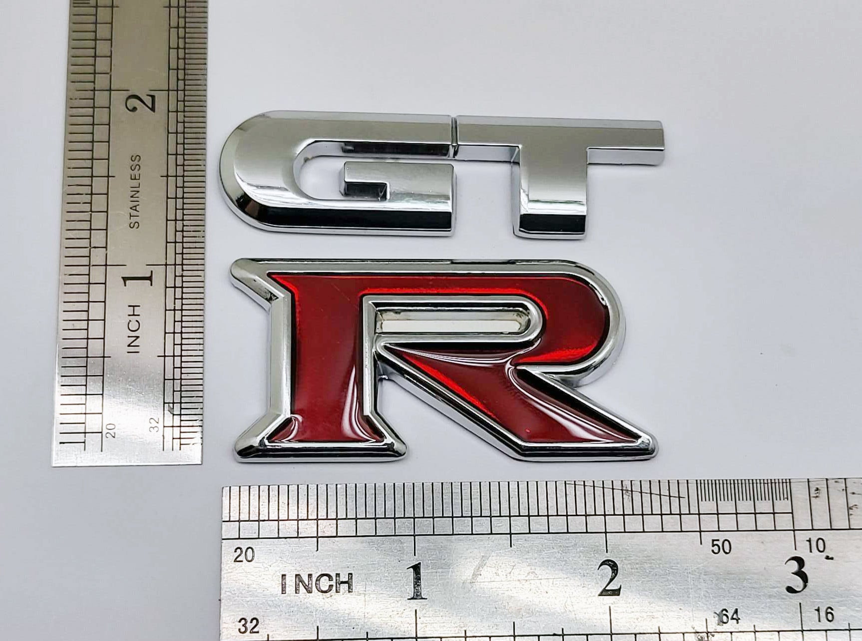 Trunk Badge Emblem Fit Nissan Skyline R35 GT-R , New GTR , Metal Made