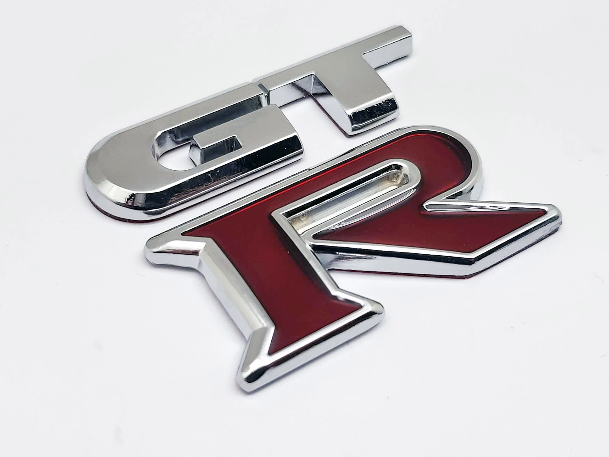 Trunk Badge Emblem Fit Nissan Skyline R35 GT-R , New GTR , Metal Made