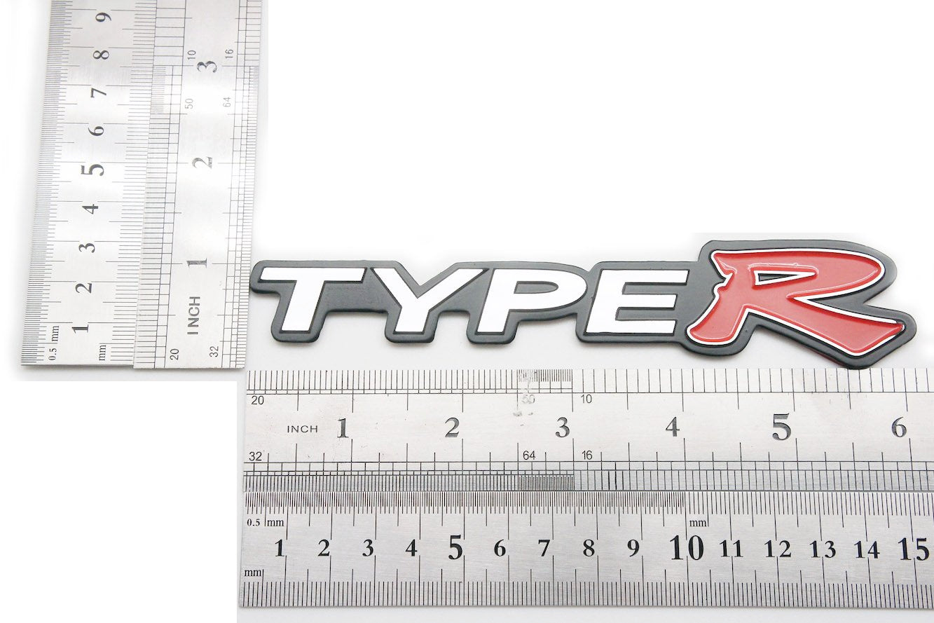 Fit Honda Civic Integra Type-R Logo Emblem Badge MUGEN for Trunk - Alloy Made