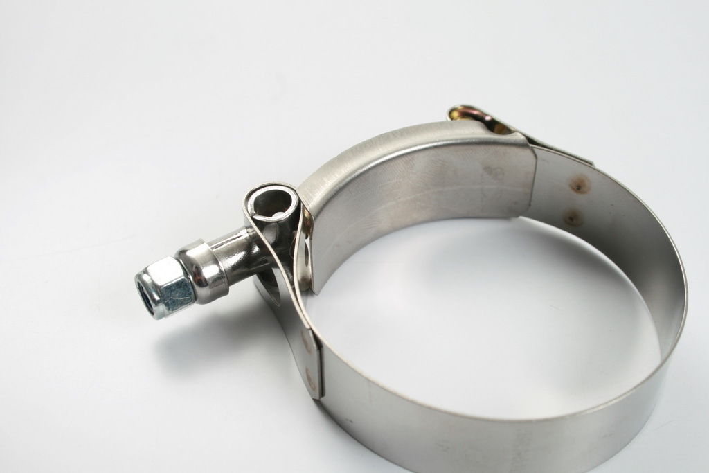 T-Bolt Stainless Clamps For Car Hose Pipe Plumbing 2.1-2.4inch / 54-62mm 10pcs