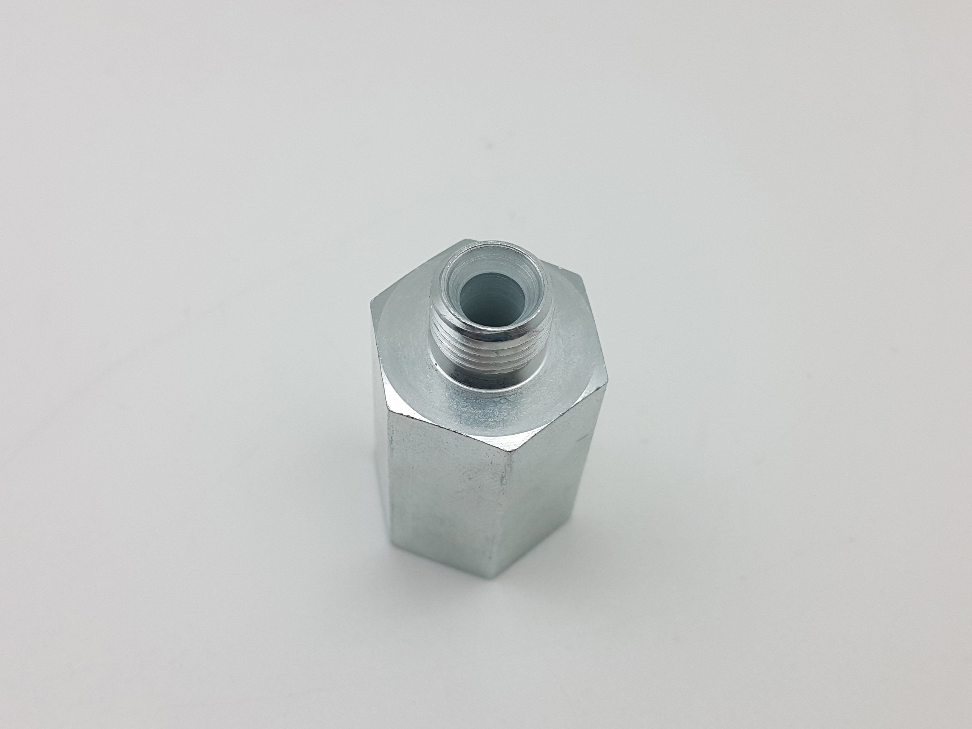 Steel Adaptor M18 x 1.5 Female to M18x1.5 Male Fittings HEX 24 L=43mm/1.7inch
