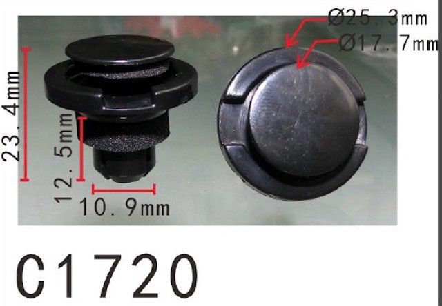 20pcs Fit Subaru 909140055 Nylon Rocker Moulding Retainer Clip Impreza