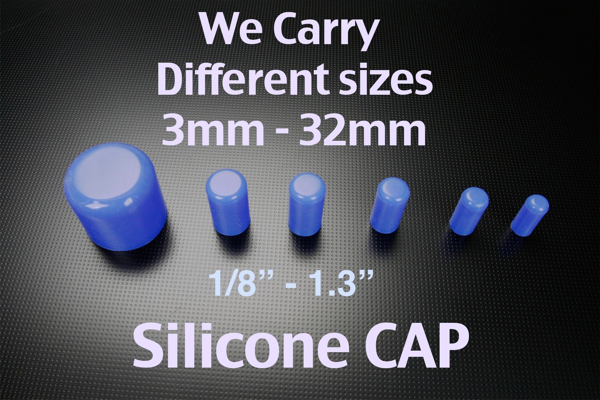 2pcs 19mm 3/4" Silicone Blanking Cap Intake Vacuum Hose End Bung Plug Silicone