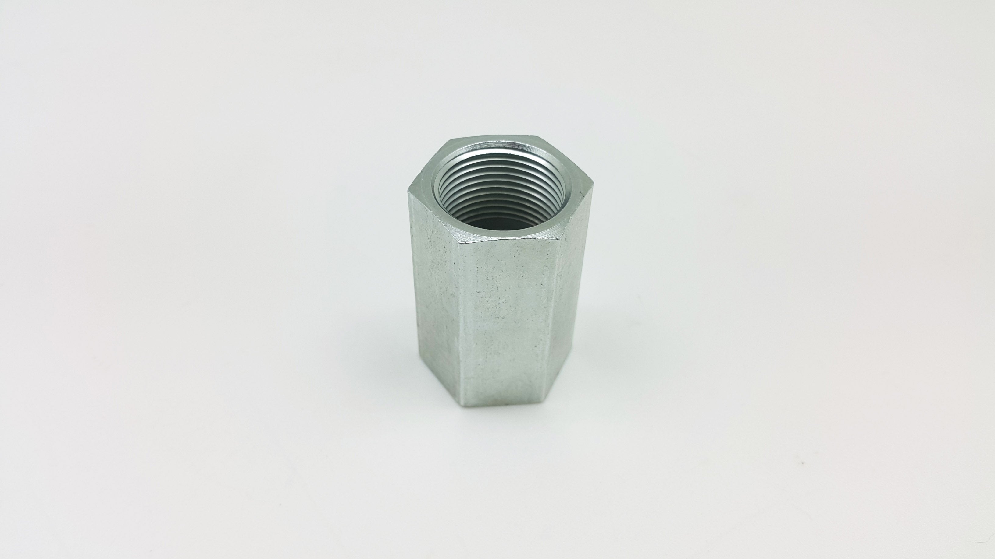 Steel Adaptor M14 x 1.5 Female to M14x1.5 Female Fittings HEX 22 L=43mm/1.7inch