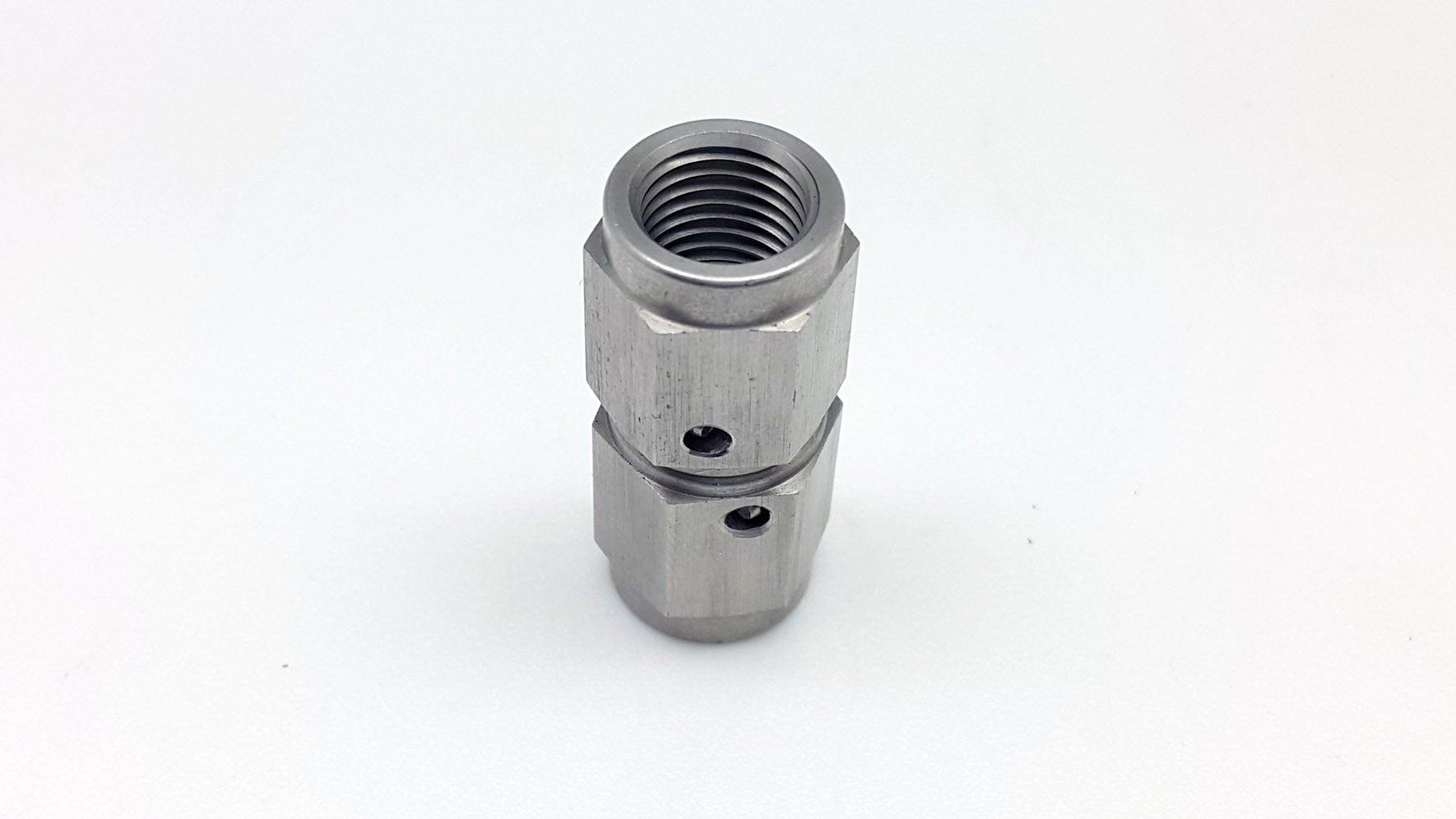 AN-3 to AN-3 Female Coupler Connector Stainless Brake Fittings 3/8x24 UNF