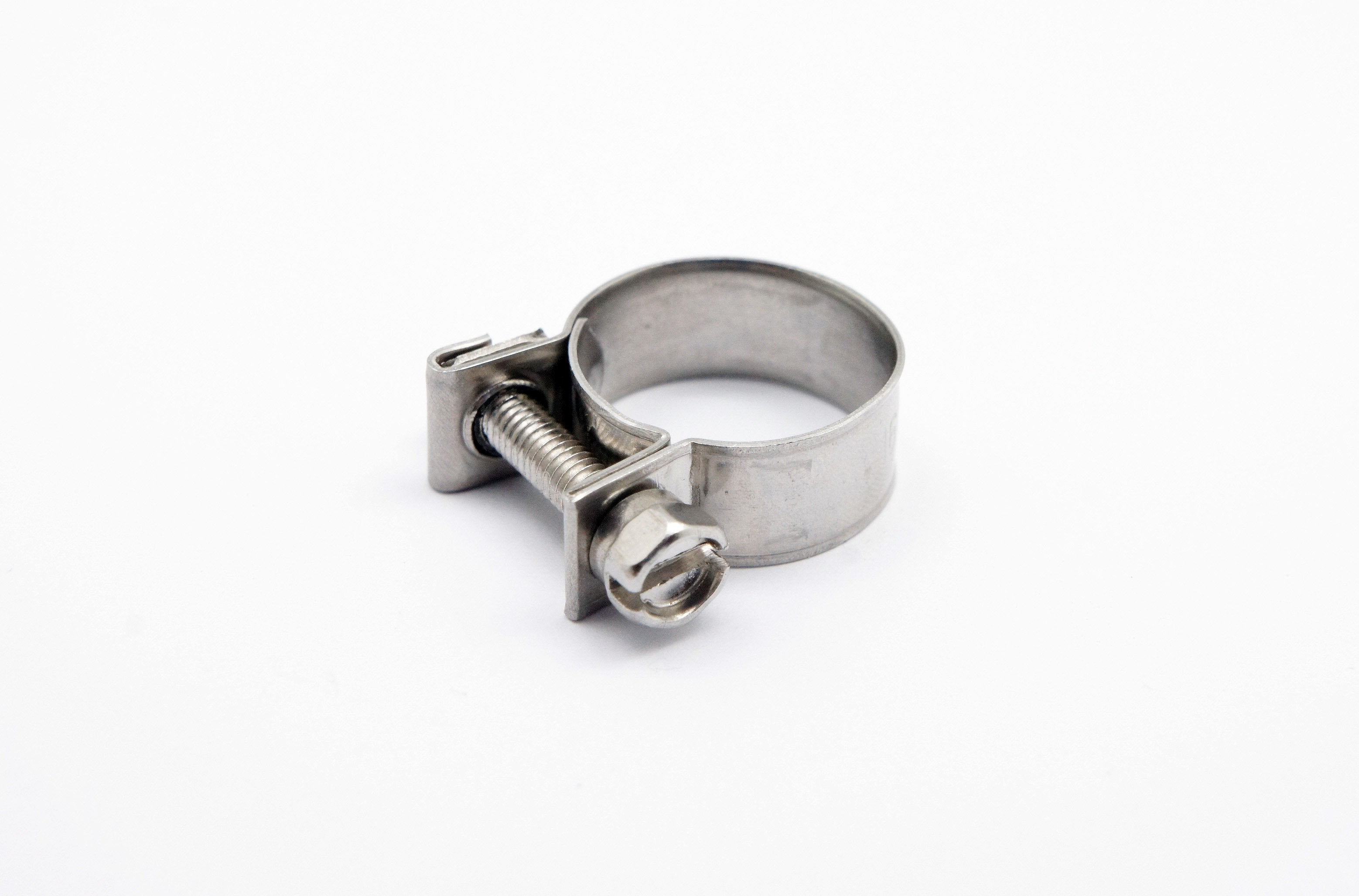 Stainless Mini Hose Clamp for Fuel Pipe Tube Plumping 8-10mm / 0.31-0.39inch