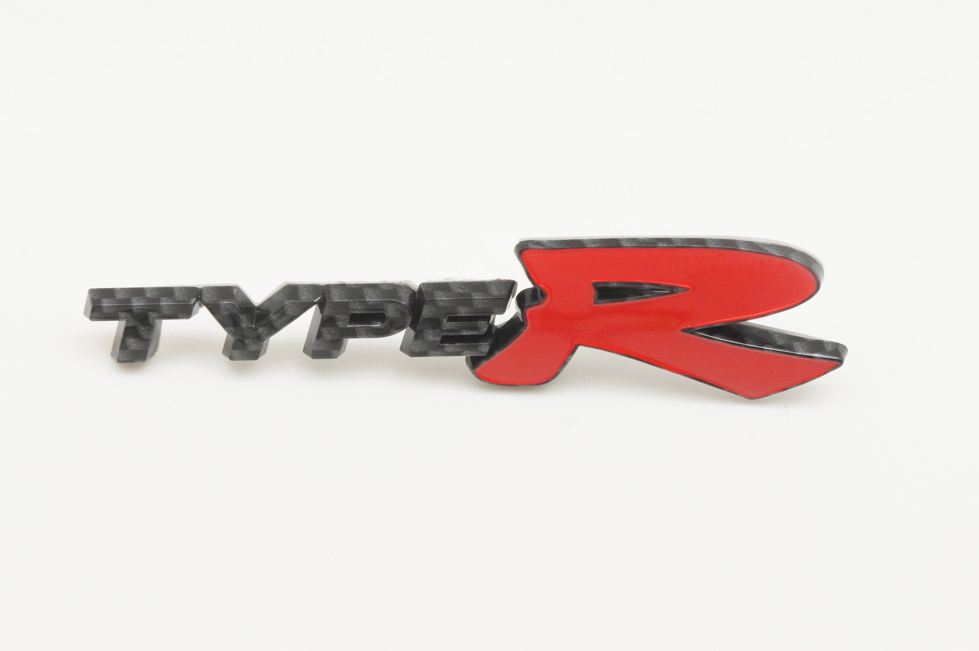 Fit HONDA Integra Type-R Black Carbon Style Plastic Badge Emblem Logo