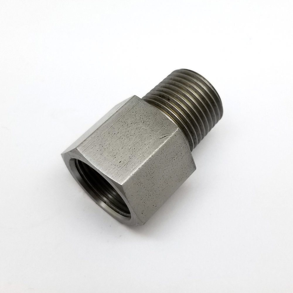 Steel Adaptor NPT 1/2" Male to M22x1.5 Female Fittings HEX 27 L=43mm/1.7inch