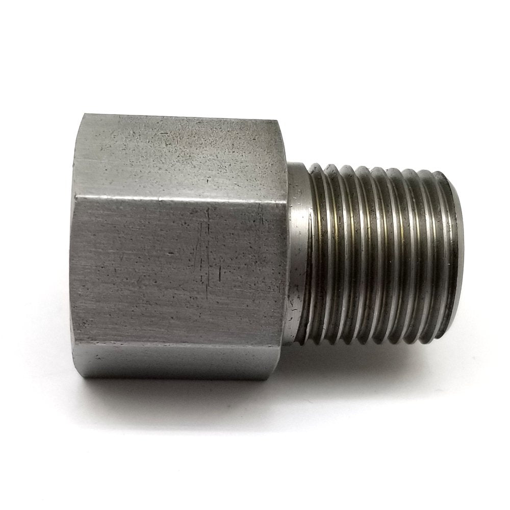 Steel Adaptor NPT 1/2" Male to M22x1.5 Female Fittings HEX 27 L=43mm/1.7inch