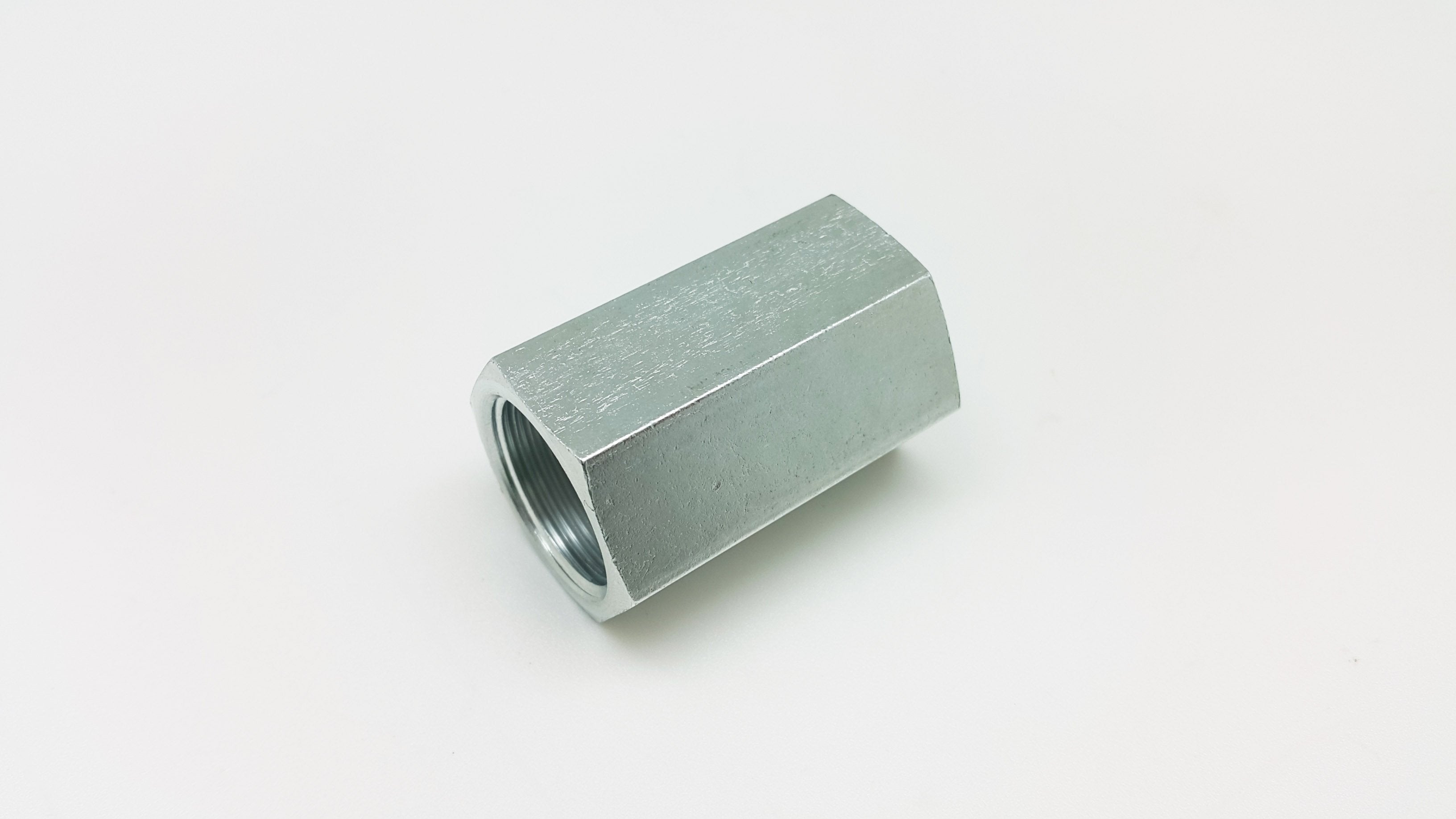 Steel Adaptor M14 x 1.5 Female to M14x1.5 Female Fittings HEX 22 L=43mm/1.7inch