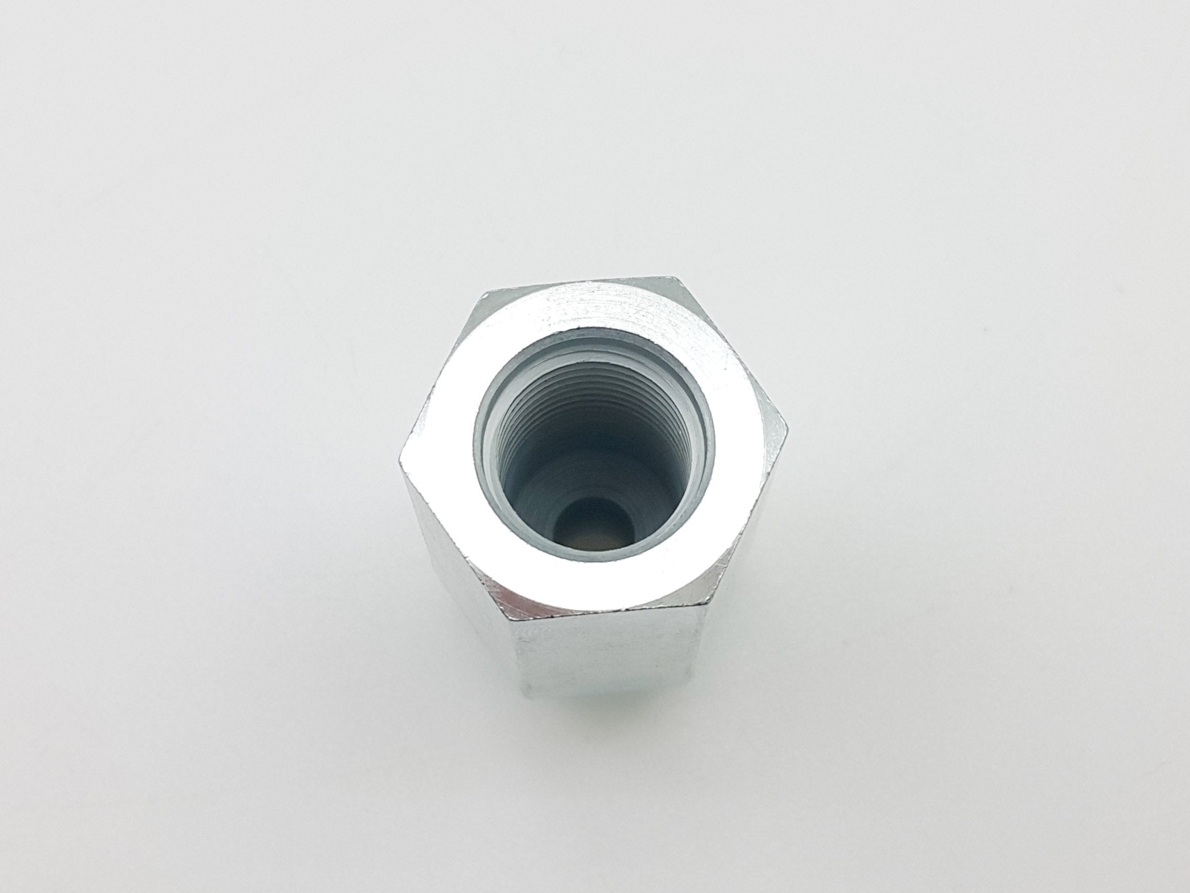 Steel Adaptor M18 x 1.5 Female to M18x1.5 Male Fittings HEX 24 L=43mm/1.7inch
