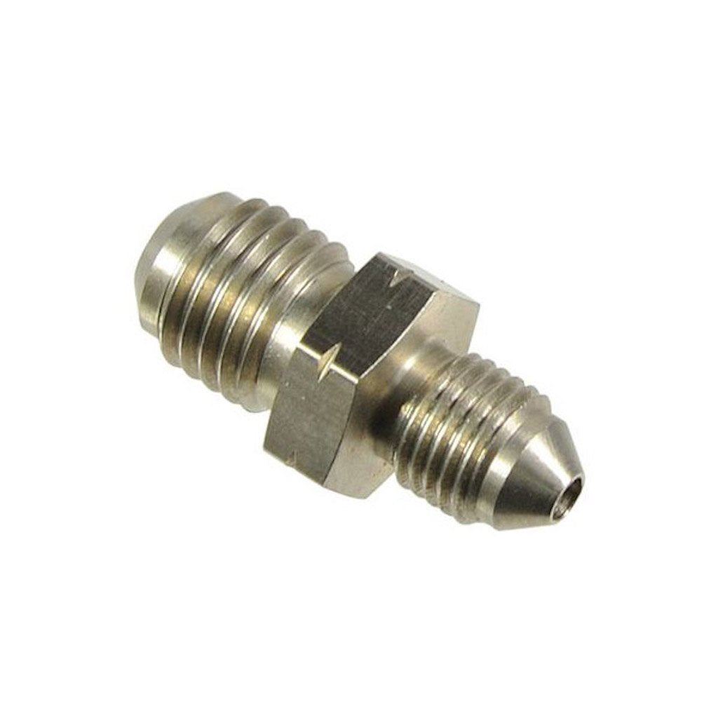 AN3 to M12x1.0 Metric Stainless Brake Fittings Adapter 3/8x24 UNF 3AN