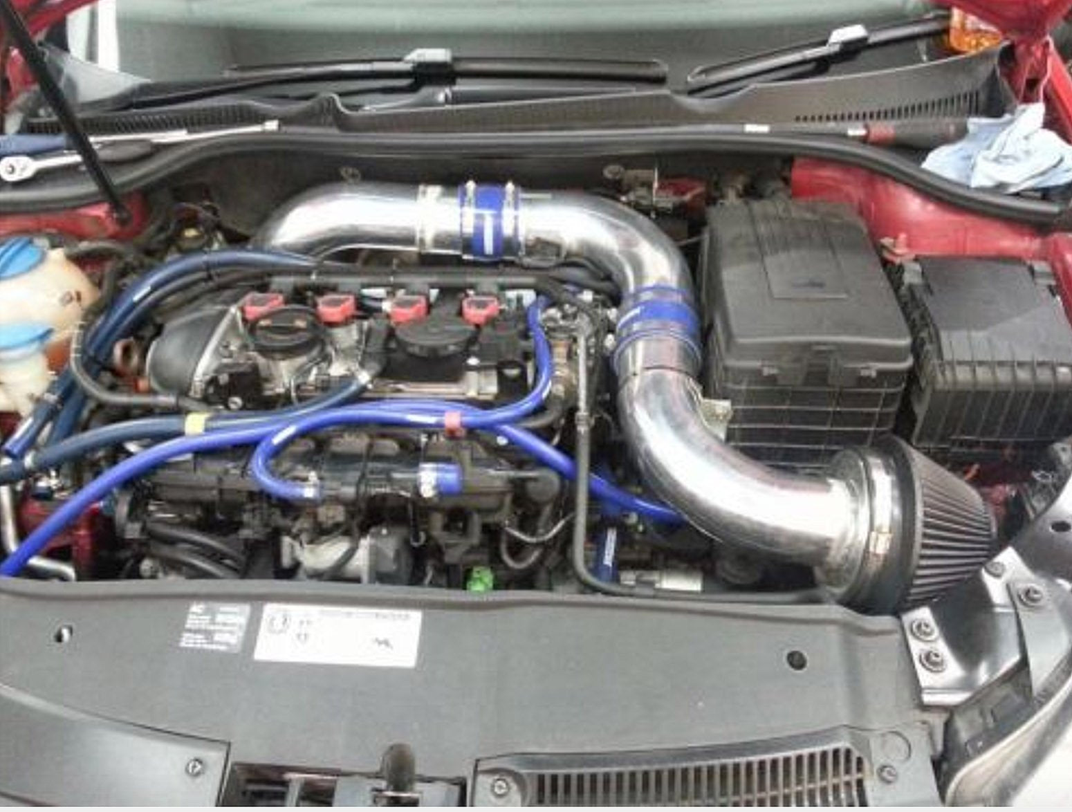 AUTOBAHN88 Engine ROOM Silicone Air Vacuum Hose Dress Up Kit BLACK Fit TOYOTA