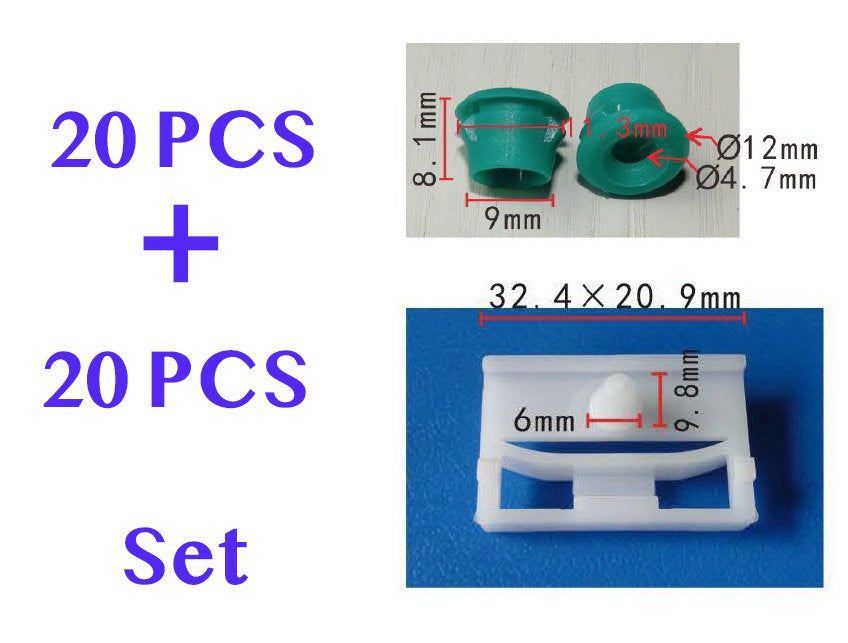 Fit BMW SIDE SILL SKIRT TRIM MOULDING CLIPS GROMMET E36 E46 E90 51718184574