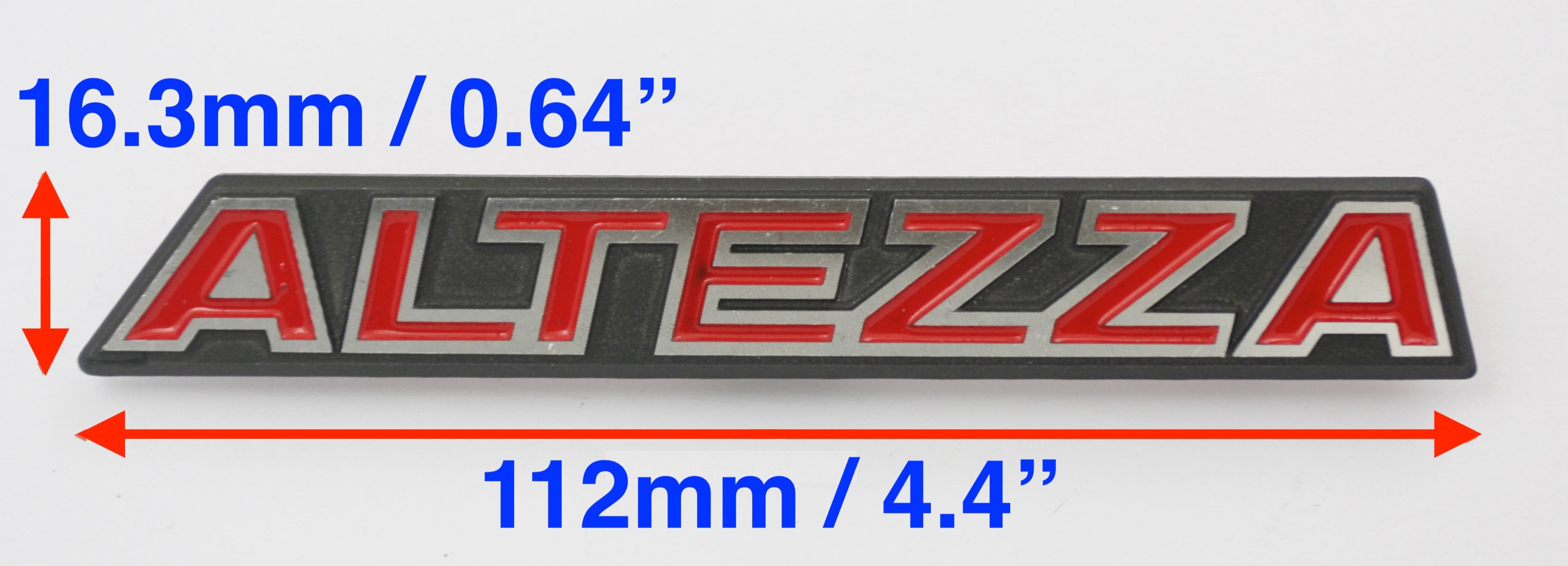 Aluminum Badge Emblem Logo (IS200) Fit For ALTEZZA RS200 Front Grille