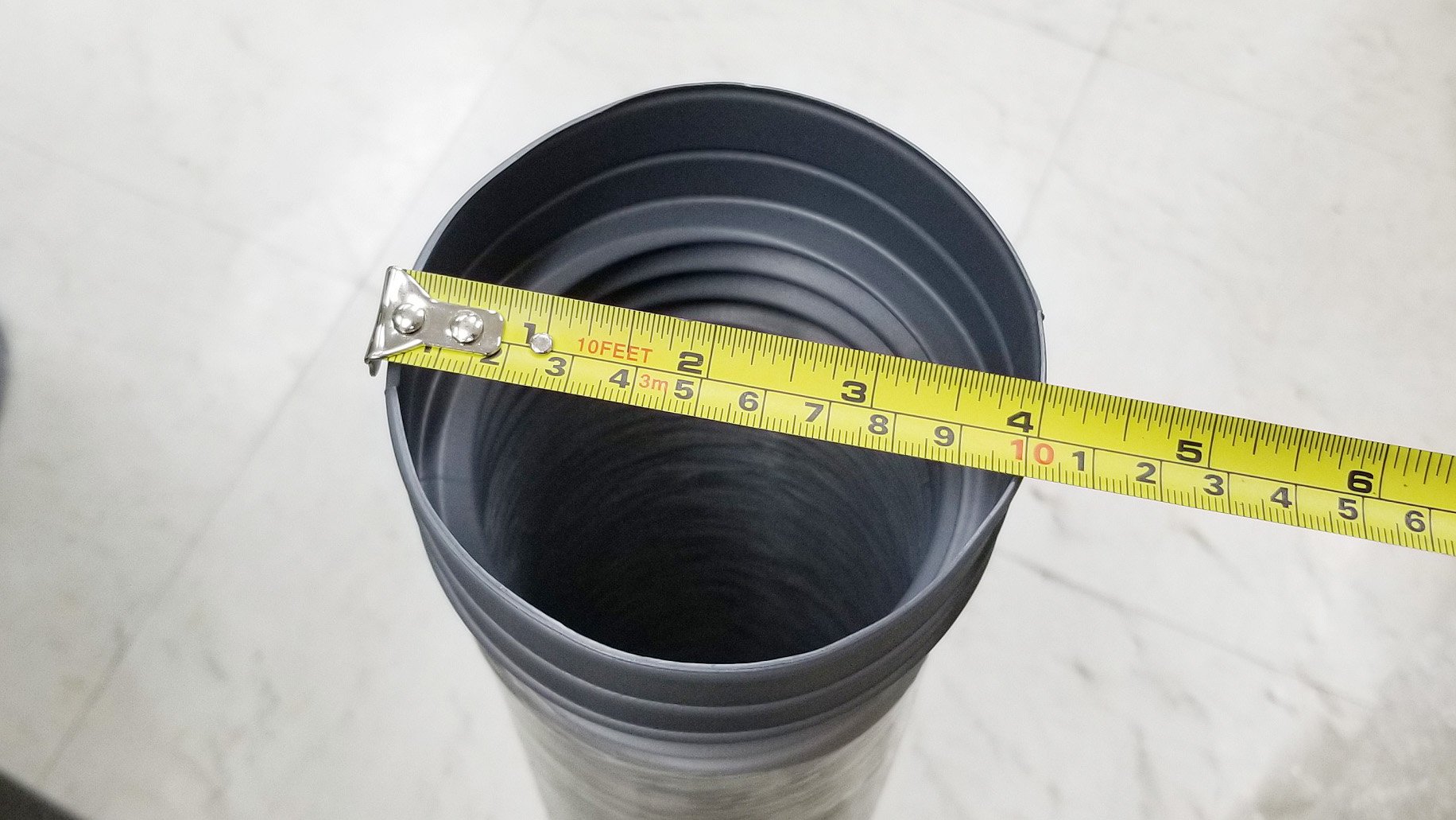 Flexible Cold Air Intake Duct Pipe Induction Ducting Hose 100mm 4" - 2 Meter