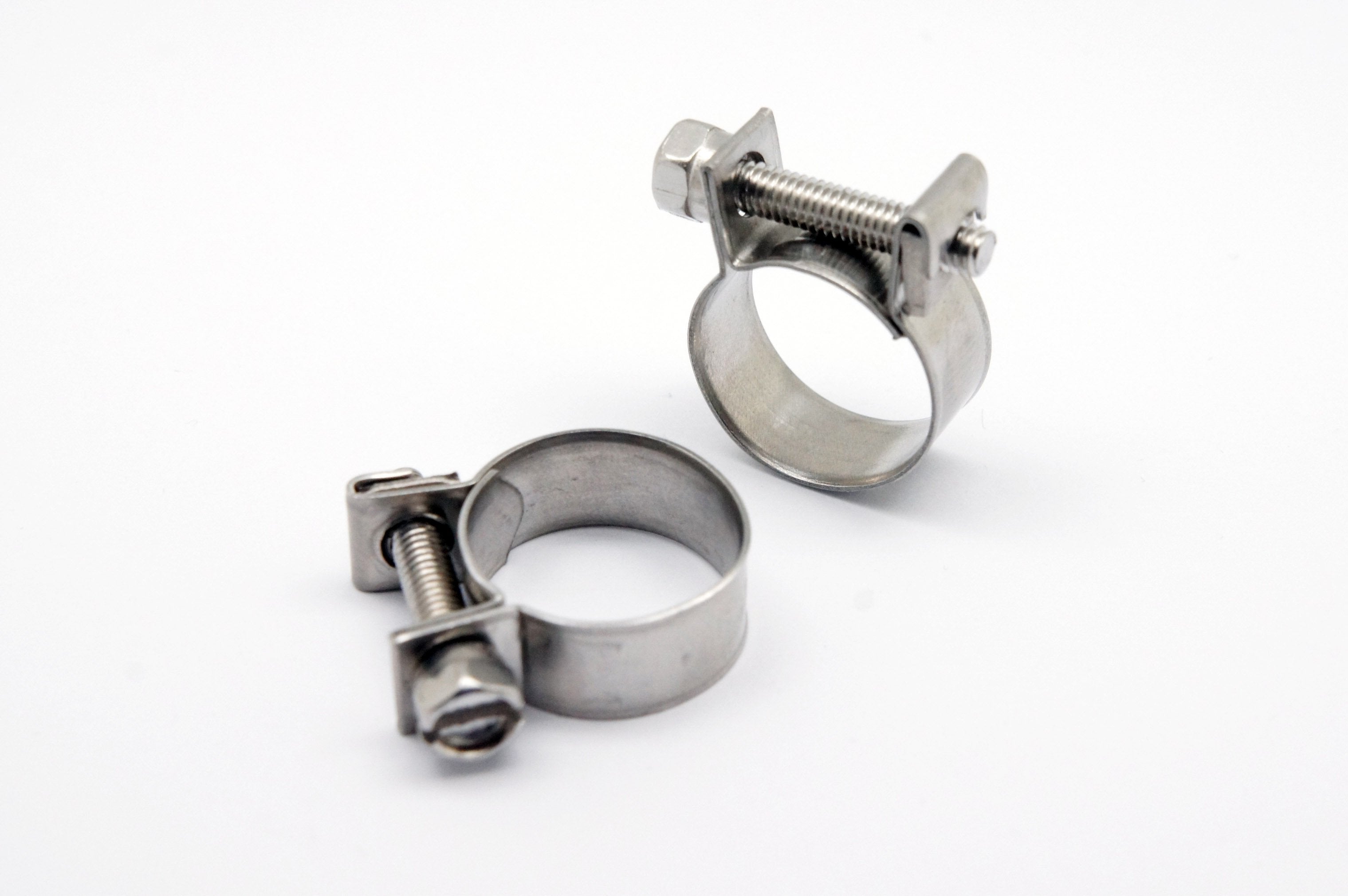 Stainless Mini Hose Clamp for Fuel Pipe Tube Plumping 8-10mm / 0.31-0.39inch