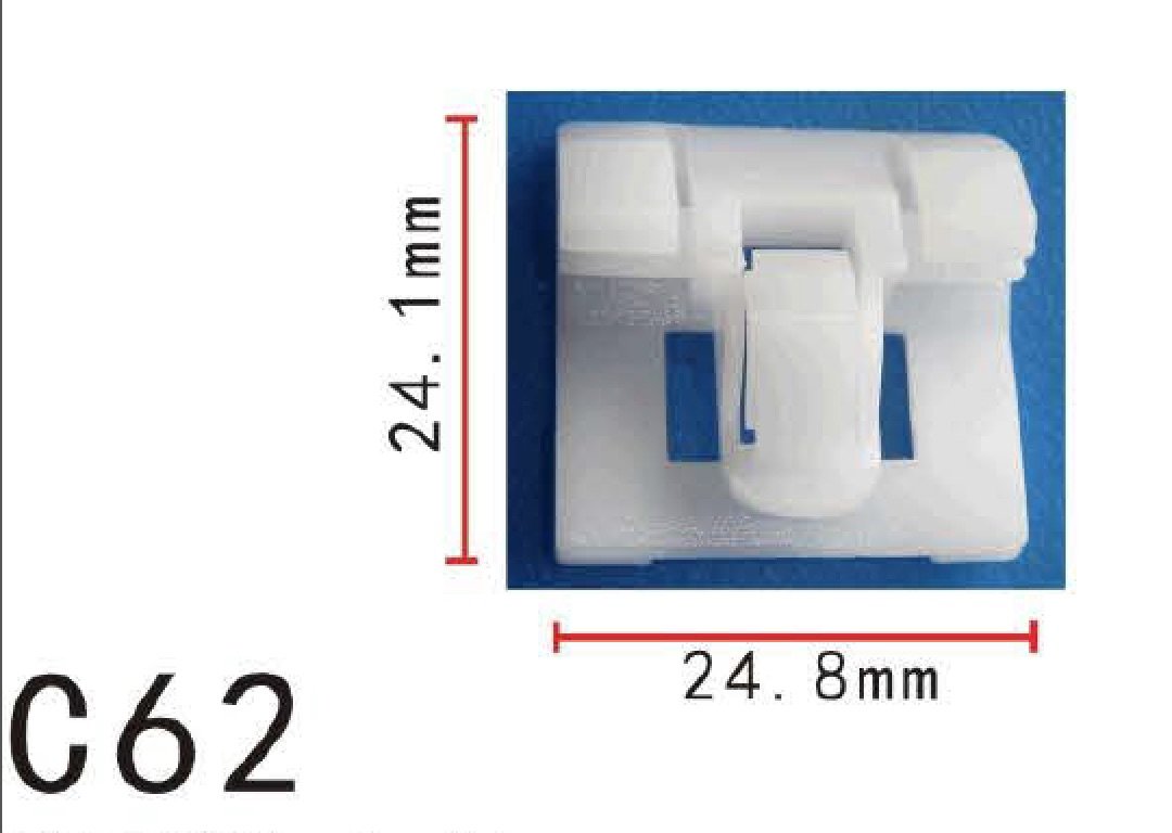 10Pcs Fit Honda 91510-SR3-003 Civic 92-95 Window Belt Moulding Clip Retainer