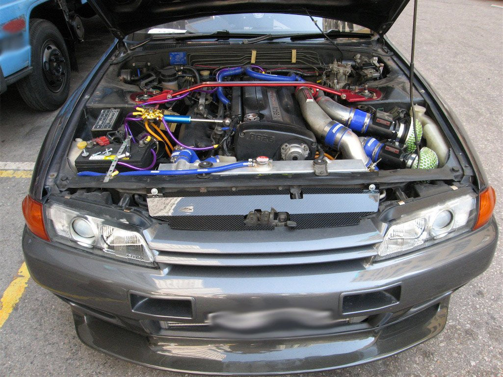 Silicone Full Set ancillary + Heater Hose Fit Skyline GTR R32 RB26 GT-R Turbo