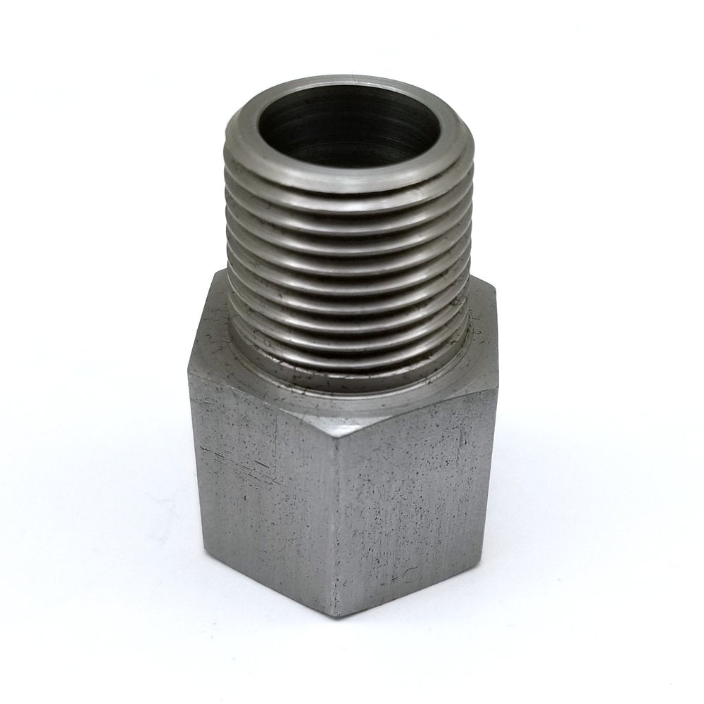 Steel Adaptor NPT 1/2" Male to M22x1.5 Female Fittings HEX 27 L=43mm/1.7inch