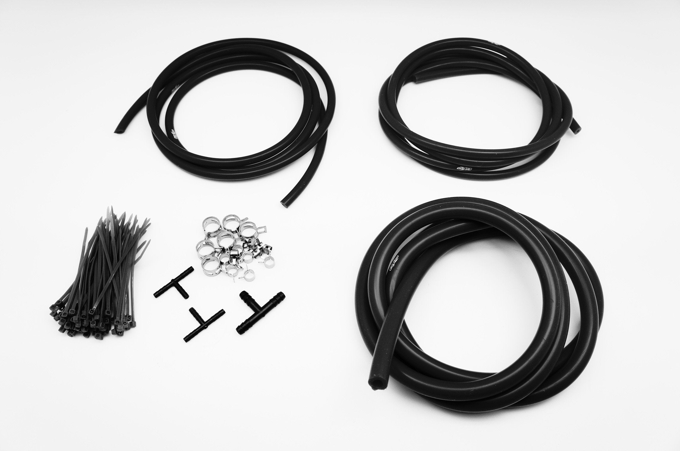 AUTOBAHN88 Engine ROOM Silicone Air Vacuum Hose Dress Up Kit BLACK Fit TOYOTA